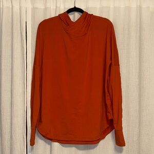 Orange Long Sleeve Sun Hoodie